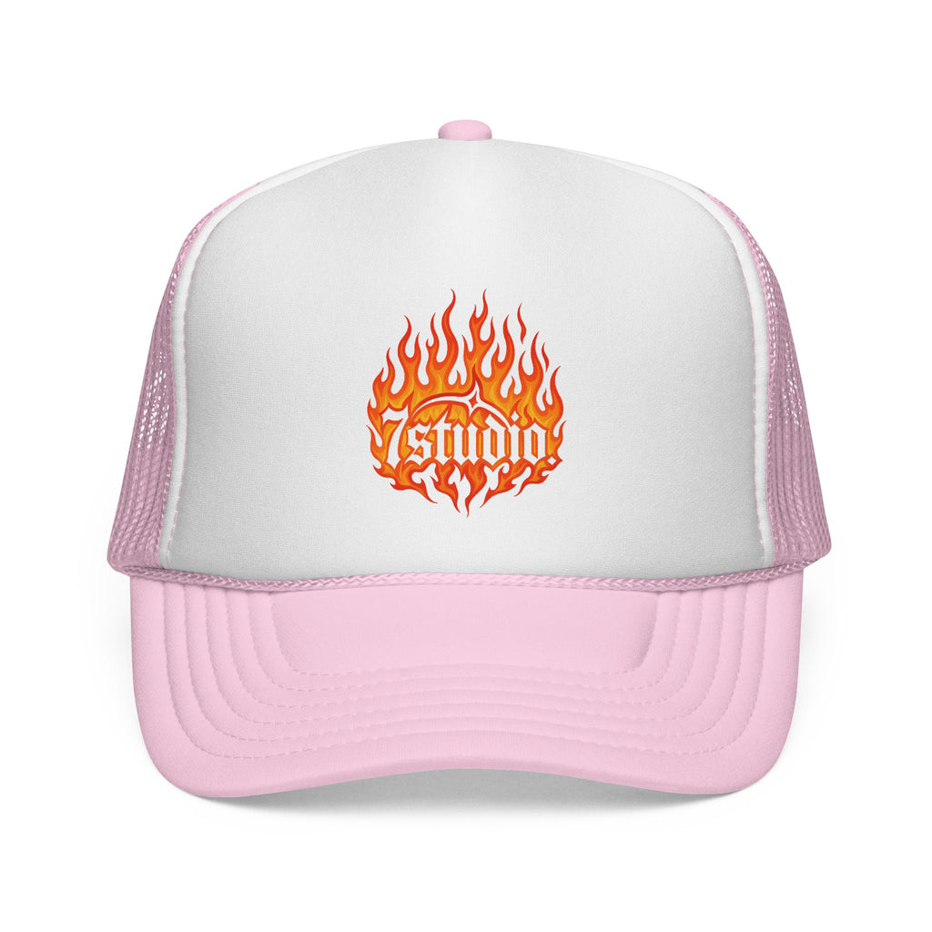 flaming hot baseball cap